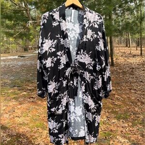 Spiritual Gangster Rayon Floral Kimono Duster Robe OS One Size Boho Grunge Indie